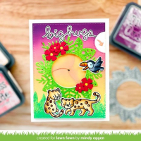 Lawn Fawn Magic Iris Tropical Leaves Add-On Dies (LF2614) ( LF2614)